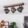 Herford Ceiling Light Dark wood, 3-light sources
