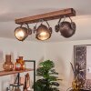 Herford Ceiling Light Dark wood, 3-light sources