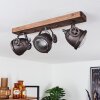 Herford Ceiling Light Dark wood, 3-light sources