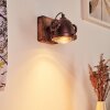 Herford Wall Light Dark wood, rust-coloured, 1-light source