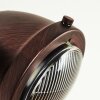 Herford Ceiling Light Dark wood, rust-coloured, 1-light source