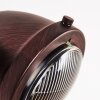 Herford Ceiling Light Dark wood, rust-coloured, 2-light sources