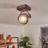 Herford Ceiling Light Dark wood, 1-light source
