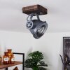 Herford Ceiling Light Dark wood, 1-light source