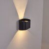 Everton Outdoor Wall Light LED black, 2-light sources