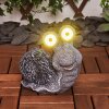 Sunderby solar light LED grey, orange, 2-light sources