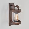 Fulham Outdoor Wall Light brown, rust-coloured, 1-light source, Motion sensor