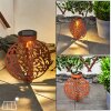 Mésan solar light LED rust-coloured, black, 1-light source
