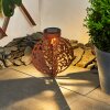 Mésan solar light LED rust-coloured, black, 1-light source