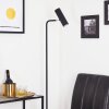 Zuoz Floor Lamp chrome, black, 1-light source