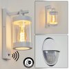 Fulham Outdoor Wall Light white, 1-light source, Motion sensor