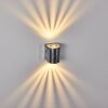 MORA Outdoor Wall Light LED matt nickel, 2-light sources