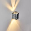 MORA Outdoor Wall Light LED matt nickel, 2-light sources