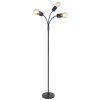 Globo HERMINE Floor Lamp black, 3-light sources