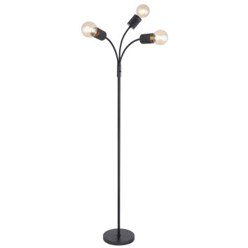 Globo HERMINE Floor Lamp black, 3-light sources
