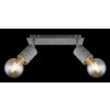 Globo FREDDY Ceiling Light Oxidised Silver, 2-light sources