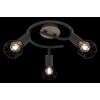 Globo XARA Ceiling Light Light wood, black, 3-light sources