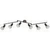 Globo XARA Ceiling Light Light wood, black, 6-light sources