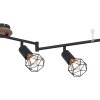 Globo XARA Ceiling Light Light wood, black, 6-light sources