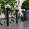 Colognole Set of 3 solar lights LED black, 1-light source