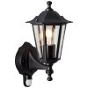 Brillliant Carleen Outdoor Wall Light black, 1-light source, Motion sensor