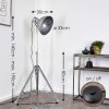 Svanfolk industrial Floor Lamp grey, 1-light source