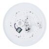 Globo SULLY Ceiling Light LED white, 1-light source, Remote control, Colour changer