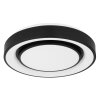 Globo SULLY Ceiling Light LED black, 1-light source, Remote control, Colour changer
