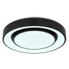 Globo SULLY Ceiling Light LED black, 1-light source, Remote control, Colour changer
