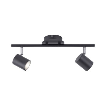 Leuchten Direkt TARIK Ceiling Light LED black, 2-light sources