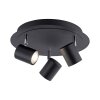 Leuchten Direkt TARIK Ceiling Light LED black, 3-light sources