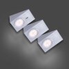 Leuchten Direkt THEO under cabinet light LED stainless steel, 3-light sources