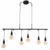 By Rydens Skyline Pendant Light black, 6-light sources