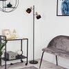 Pretoria Floor Lamp antique brass, black, 2-light sources