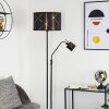 Opatija Floor Lamp chrome, black, 2-light sources