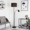 Opatija Floor Lamp chrome, black, 2-light sources