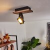 Giresta Ceiling Light LED brown, black, 1-light source