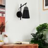 Juvansbo Wall Light black, 1-light source