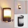 Visnum Outdoor Wall Light black, white, 1-light source, Motion sensor