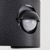 Visnum Outdoor Wall Light black, white, 1-light source, Motion sensor