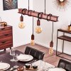Barbengo Pendant Light rust-coloured, 4-light sources