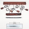 Barbengo Pendant Light rust-coloured, 4-light sources