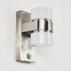 Tiarp Outdoor Wall Light LED matt nickel, 2-light sources, Motion sensor