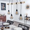 Betsele Pendant Light Light wood, black, 4-light sources