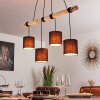 Betsele Pendant Light Light wood, black, 4-light sources