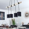Betsele Pendant Light Light wood, black, 4-light sources
