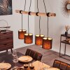 Betsele Pendant Light Light wood, black, 4-light sources