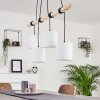 Betsele Pendant Light Light wood, black, 4-light sources