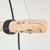 Betsele Pendant Light Light wood, black, 4-light sources