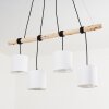 Betsele Pendant Light Light wood, black, 4-light sources